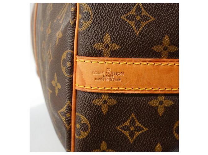Louis Vuitton Brown Boston Monogram Keepall Bandoulière 55 Braun - Ansicht 5
