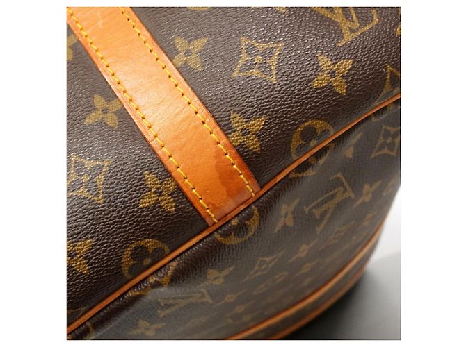 Louis Vuitton Brown Boston Monogram Keepall Bandoulière 55 Braun - Ansicht 7