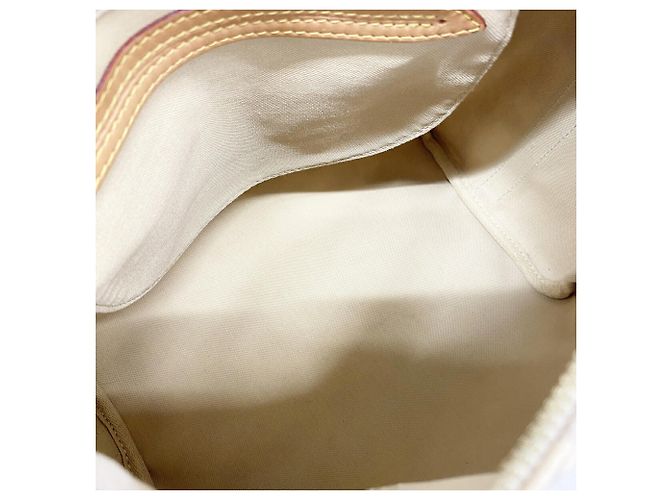 Borsa Louis Vuitton Damier Azur Speedy Bandoulière 25 Bianco - vista 4