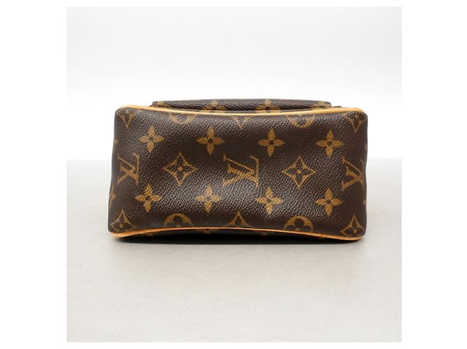 Bolsa de Ombro Louis Vuitton Monogram Vivacite PM Marrom - vista 3