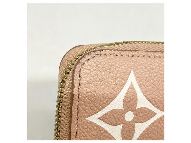 Louis Vuitton Monogram Empreinte Bicolor Zippy Wallet Pink - view 6