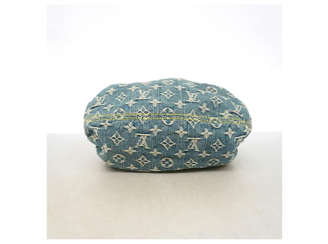 Louis Vuitton Monogram Denim Pleaty Handtasche M95020 Blau - Ansicht 3