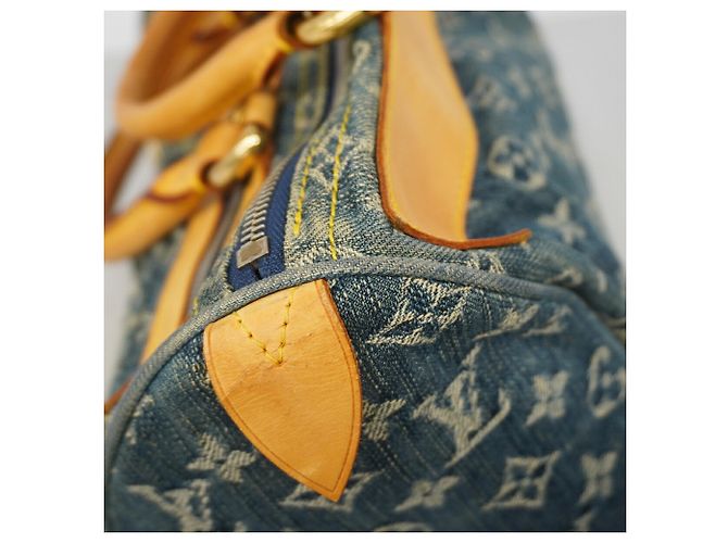 Bolsa Louis Vuitton Monogram Denim Neo Noe Speedy Azul - vista 10