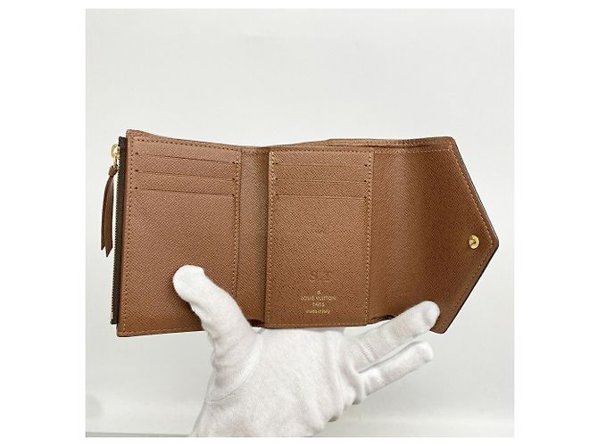 Louis Vuitton Tri-fold Wallet Monogram Victorine Braun - Ansicht 3
