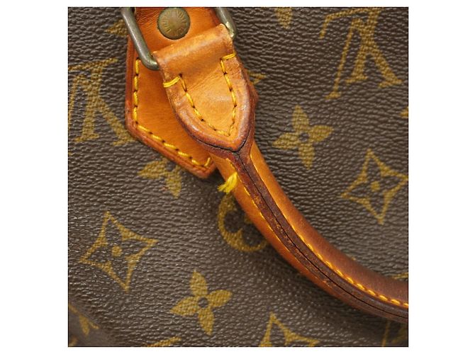 Borsa Louis Vuitton Monogram Speedy 25 Marrone - vista 13