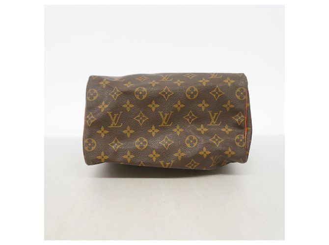 Borsa Louis Vuitton Monogram Speedy 25 Marrone - vista 3