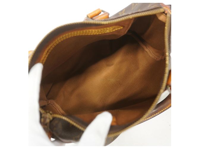 Borsa Louis Vuitton Monogram Speedy 25 Marrone - vista 4
