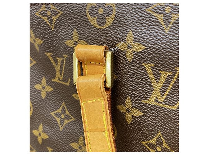 Bolso Tote Cabas Mezzo Monogram Louis Vuitton Castaño - vista 10