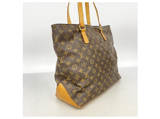 Bolso Tote Cabas Mezzo Monogram Louis Vuitton Castaño - vista 2