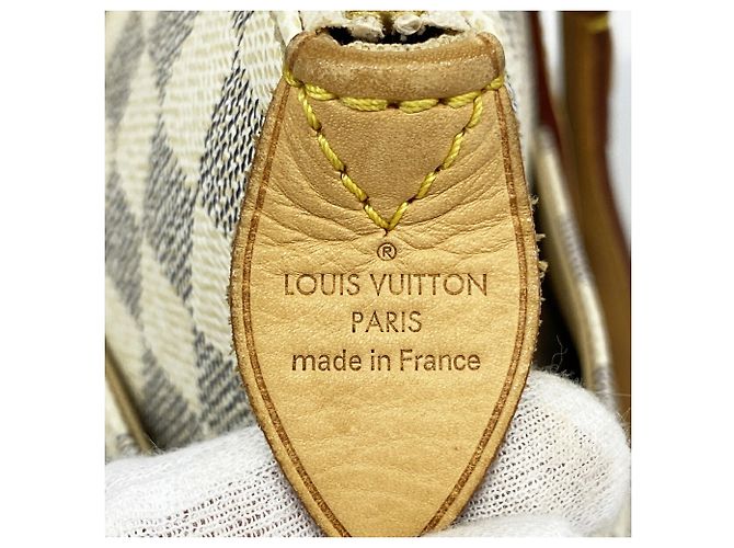Sac cabas Louis Vuitton Damier Azur Totally PM Blanc - vue 5
