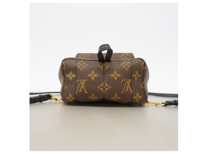 Sac à dos MINI Palm Springs Monogram Louis Vuitton Marron - vue 3