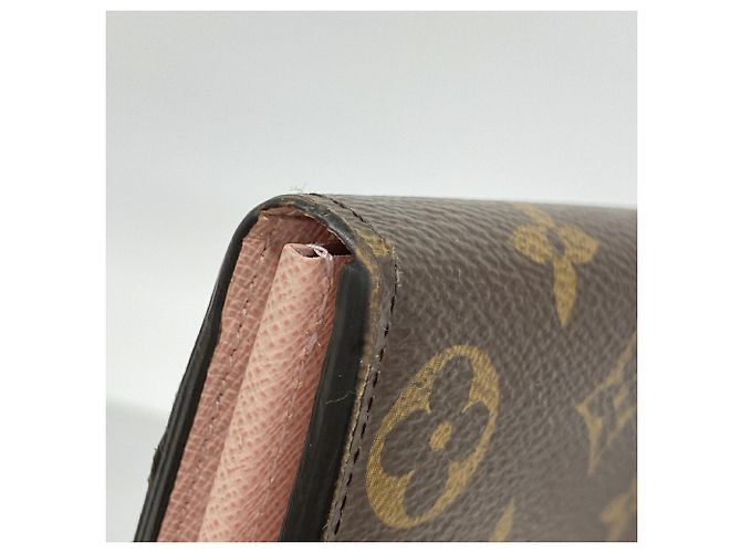 Louis Vuitton Monogram Portefeuille Sarah Long Wallet Rosa - vista 12