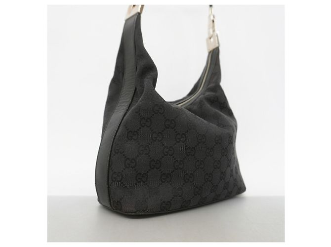 Gucci GG Canvas Schultertasche Schwarz - Ansicht 2