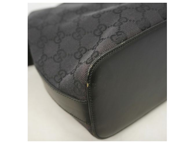 Gucci GG Canvas Schultertasche Schwarz - Ansicht 8