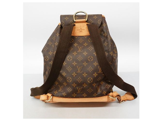 Louis Vuitton Monogram Montsouris GM Rucksack Braun - Ansicht 13