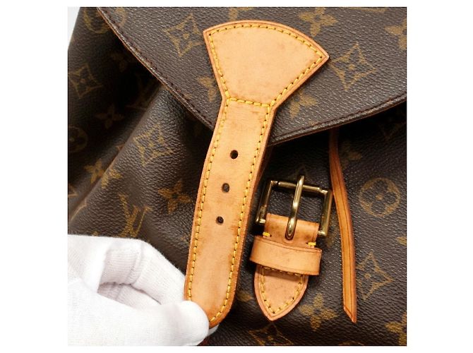 Louis Vuitton Monogram Montsouris GM Rucksack Braun - Ansicht 9