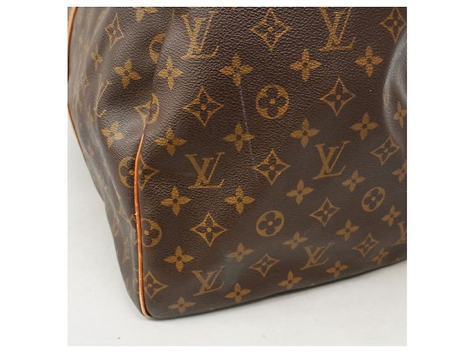 Louis Vuitton Brown Boston Monogram Keepall 55 M41424 - view 10