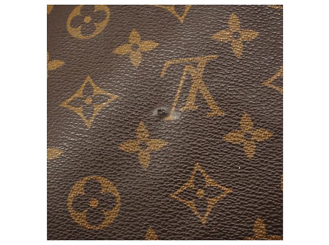 Louis Vuitton Brown Boston Monogram Keepall 55 M41424 - view 9