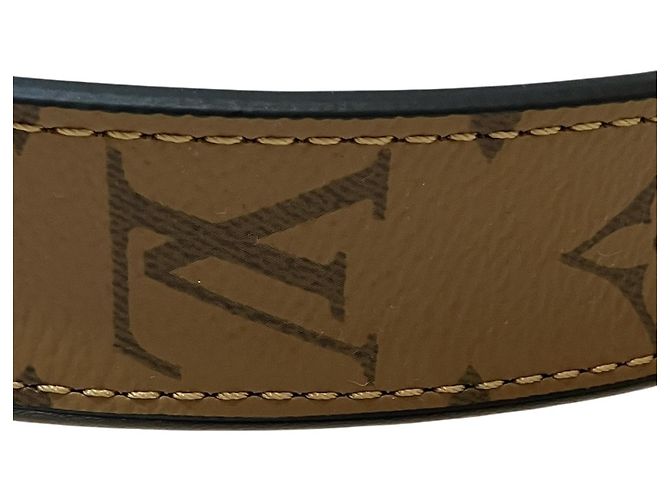 Louis Vuitton Shoulder Strap XL Monogram Reverse Canvas Brown - view 3