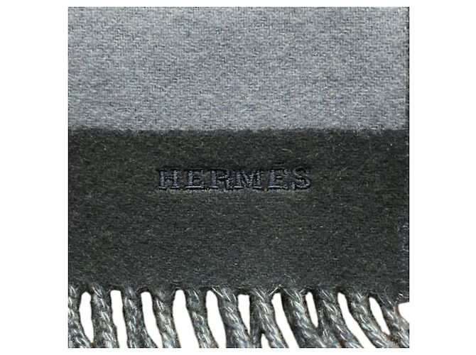 Hermès Estola Hermes Lady Steady Go en cashmere azul - vista 6