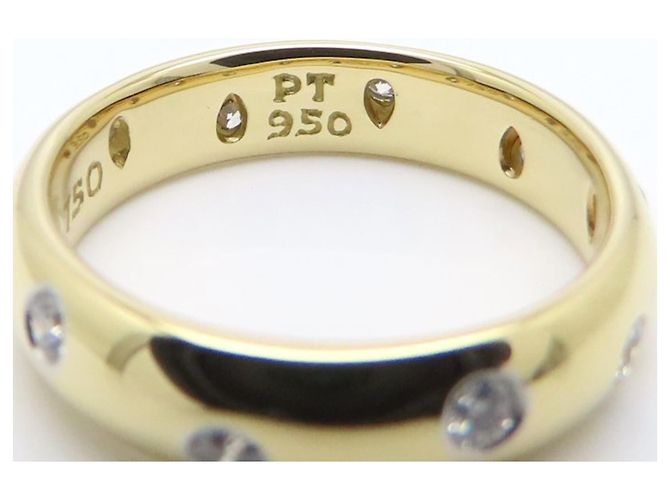 Autre Marque Anel Tiffany Dots de diamantes - vista 6