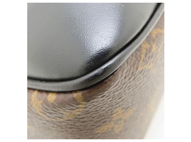 Bolsa de Ombro Louis Vuitton Monogram Odeon NM MM Marrom Preto - vista 13