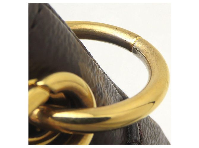 Bolsa de Ombro Louis Vuitton Monogram Odeon NM MM Marrom Preto - vista 16