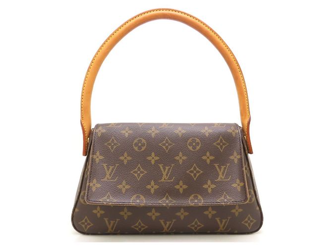 Louis Vuitton Monogram Mini Looping Handtasche Braun - Ansicht 2
