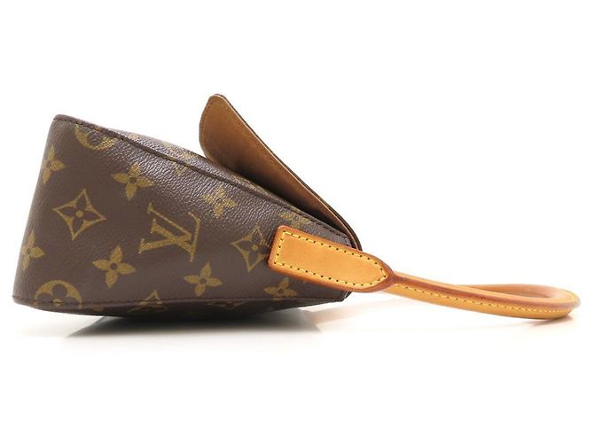Louis Vuitton Monogram Mini Looping Handtasche Braun - Ansicht 3