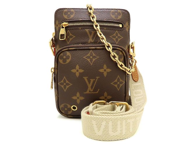 Borsa a tracolla Louis Vuitton Monogram Utility Marrone - vista 2