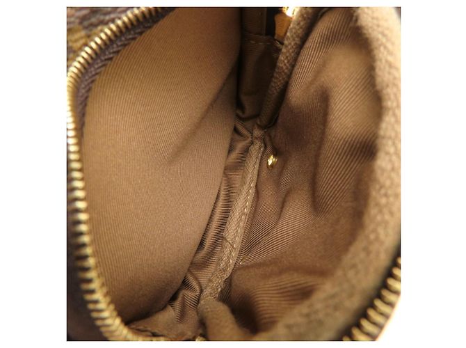 Borsa a tracolla Louis Vuitton Monogram Utility Marrone - vista 7
