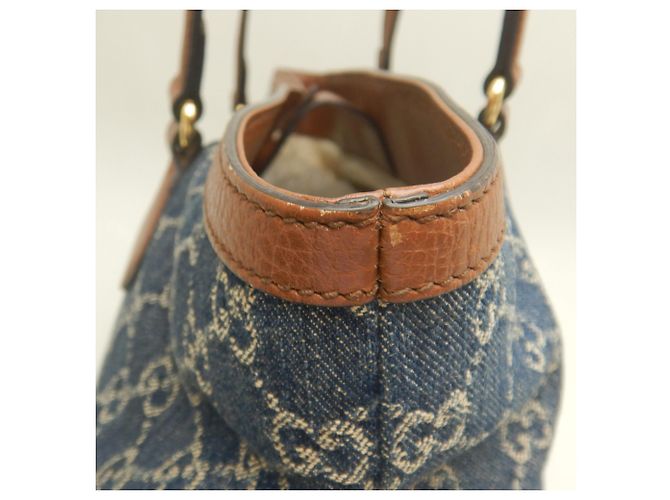 Borsa Tote Gucci Ophidia Marrone Blu - vista 11