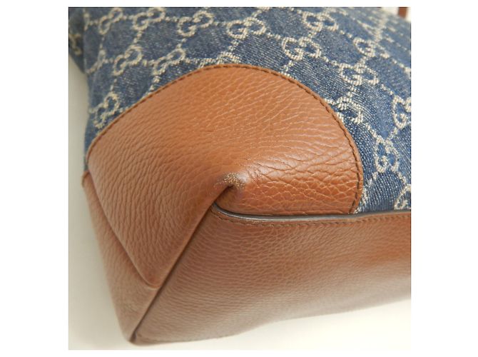 Borsa Tote Gucci Ophidia Marrone Blu - vista 13