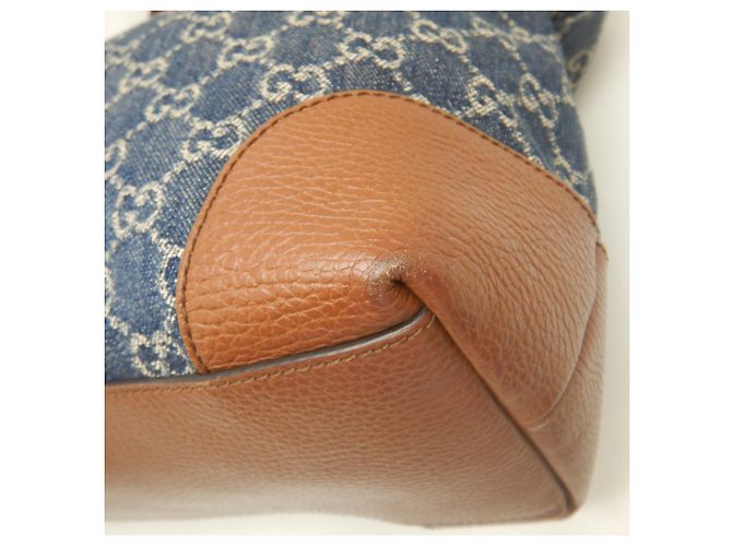 Borsa Tote Gucci Ophidia Marrone Blu - vista 14