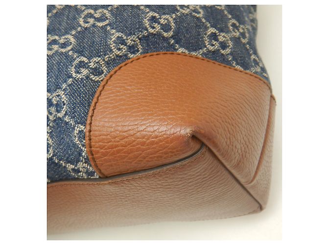 Borsa Tote Gucci Ophidia Marrone Blu - vista 16