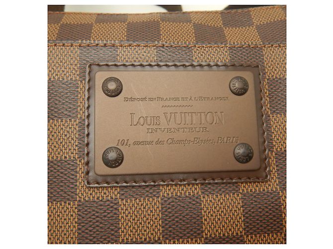 Louis Vuitton Damier Pochette Plat Brooklyn Shoulder Bag Damier ebene - vista 11