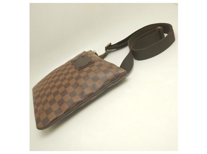 Louis Vuitton Damier Pochette Plat Brooklyn Shoulder Bag Damier ebene - vista 4