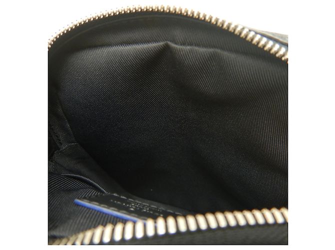 Bolsa de Ombro Louis Vuitton Damier Graphite Map Danube PM NM Preto - vista 18