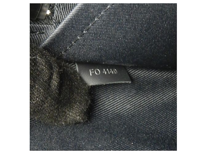 Bolsa de Ombro Louis Vuitton Damier Graphite Map Danube PM NM Preto - vista 20