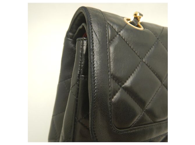 Bolsa de Ombro Chanel Double Flap com Corrente Preto - vista 11