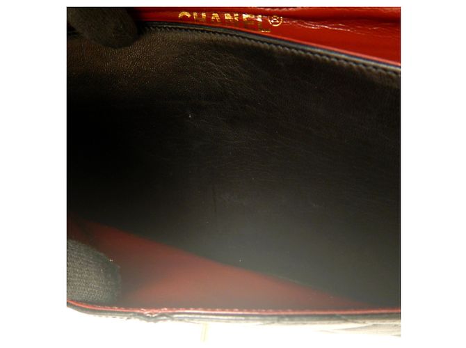 Bolsa de Ombro Chanel Double Flap com Corrente Preto - vista 25