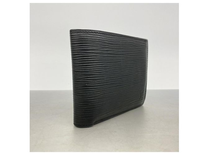 Louis Vuitton Epi Portefeuille Marco NM Wallet Nero - vista 2