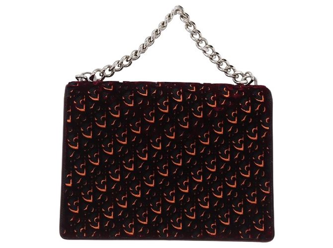 Christian Dior Diorama Flap Oblique Velvet and Canvas Medium - vista 2
