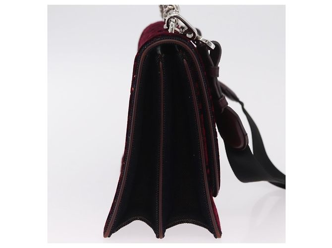 Christian Dior Diorama Flap Oblique Velvet and Canvas Medium - vista 4