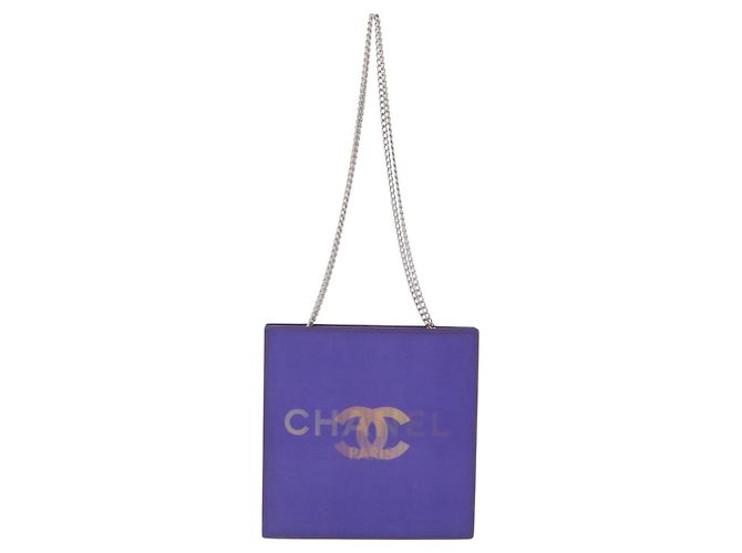 Chanel Vintage Holographic Chain Vinyl Small - Ansicht 2