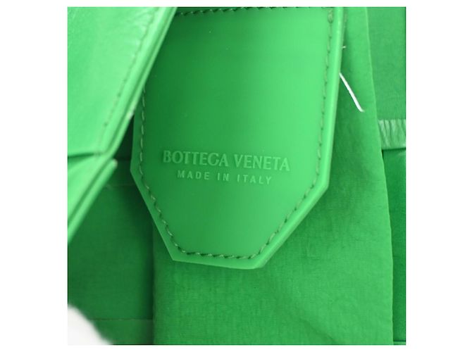 Bottega Veneta Cassette Maxi Intrecciato Leather Extra Mini Verde - vista 6