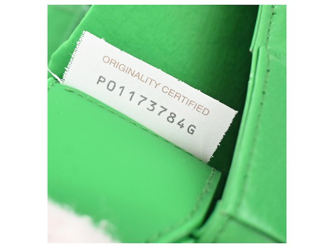 Bottega Veneta Cassette Maxi Intrecciato Leather Extra Mini Verde - vista 7