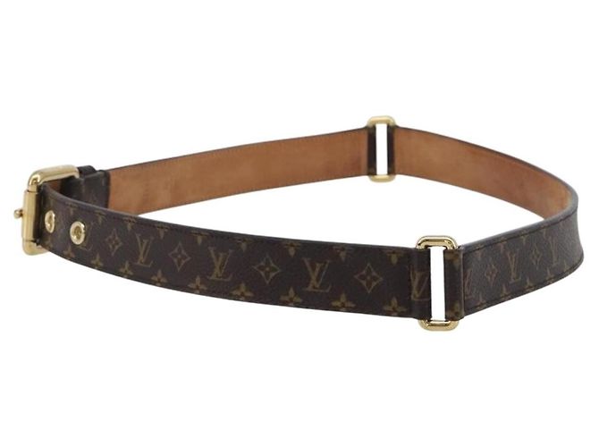 Louis Vuitton Cinto Trio Belt Monogram Canvas Thin Marrom - vista 3