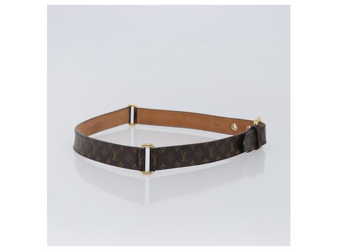 Louis Vuitton Cinto Trio Belt Monogram Canvas Thin Marrom - vista 4