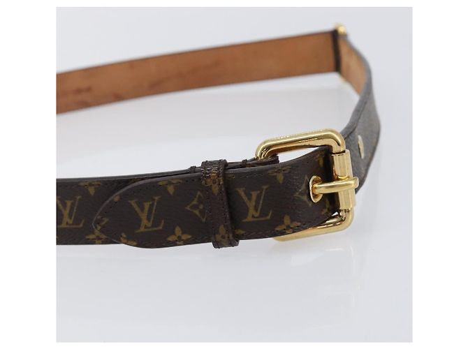 Louis Vuitton Cinto Trio Belt Monogram Canvas Thin Marrom - vista 5